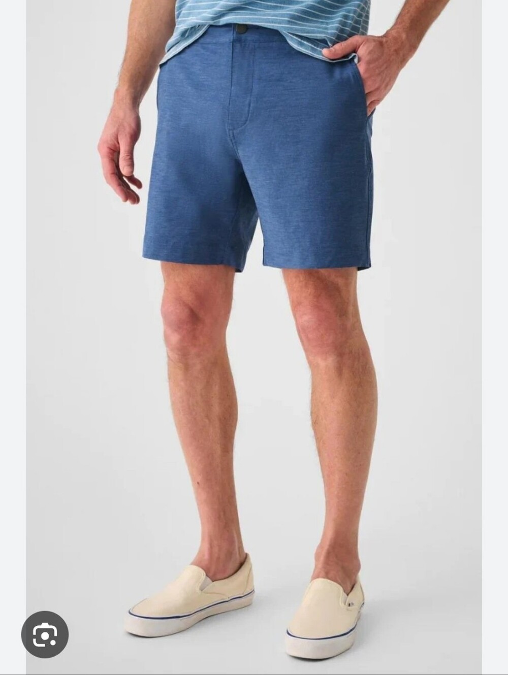 Faherty All Day Shorts Mens Tailored Flat Front Water Repellent Short Pants 30